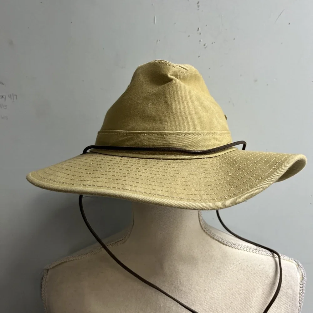 Hensel Oswego Aussie Boonie Hat Brown Cotton Snap Brim Size M‎ Outdoor Hiking